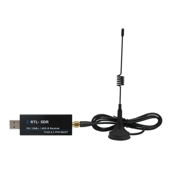다기능 디지털 SDR 리시버 광대역 소프트웨어 리시버, 라디오 TV 방송용 USB 인터페이스, 24MHz-1766MHz