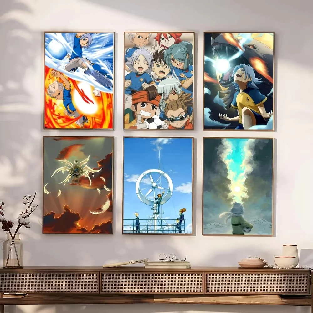 I-Inazuma E-Eleven أنيمي المشارك ورقة طباعة غرفة المعيشة المنزلي غرفة نوم مدخل بار مطعم مقهى الفن قماش اللوحة الديكور #2
