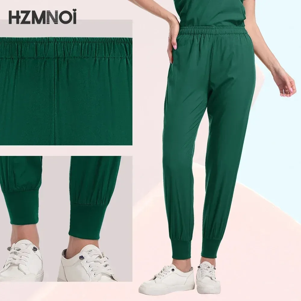 Quick-Dry Stretch Fabric Medical Uniform Women Scrub Nursing Set Doctor Nurse Outfit Pediatric Surgery Uniform Nurse Accessories