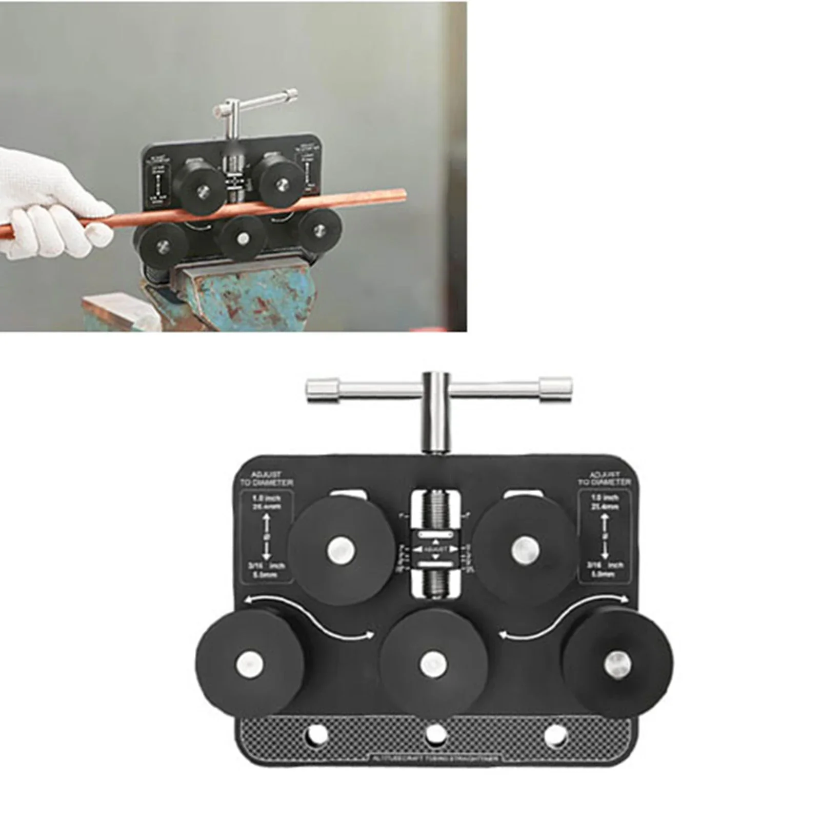 أداة استقامة لأنابيب 3/16-1 بوصة خط الوقود مكواة فرد خط الفرامل أنابيب مستقيم خط الفرامل الوقود #1