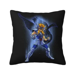 Saint Seiya Knights Of The Zodiac Pillow Decoration Modern Hyoga of Cignus Cushions for Sofa Square Pillowcase