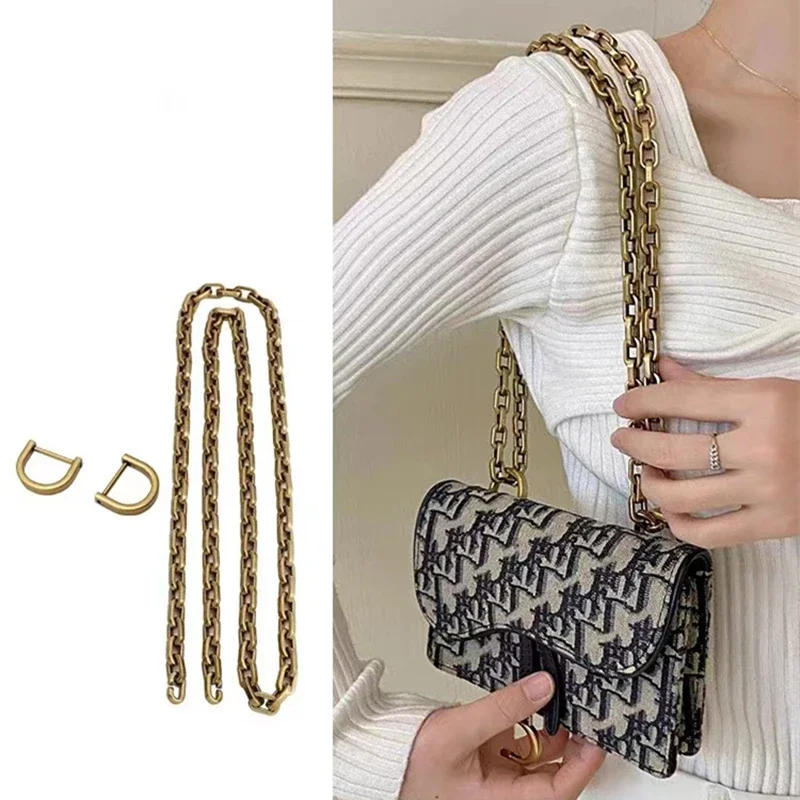 Bag Accessories Bag Chain Crossbody Chain Shoulder Strap For Dior Saddle Bag Chain For Women's Bags and Shoulder Bags