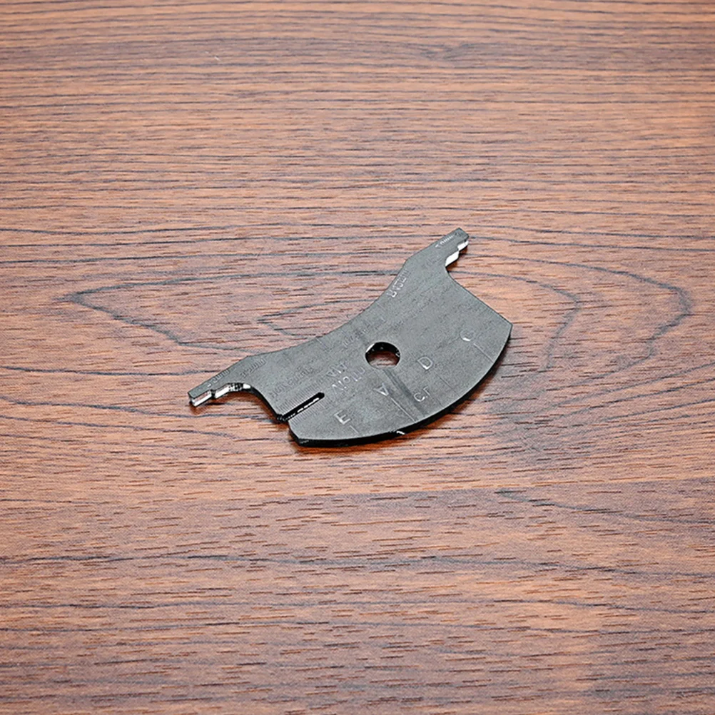 

Practical Violin Bridge Template Durable Plastic Precision Measuring Tool for String Height Spacing Violin Repair Accessories