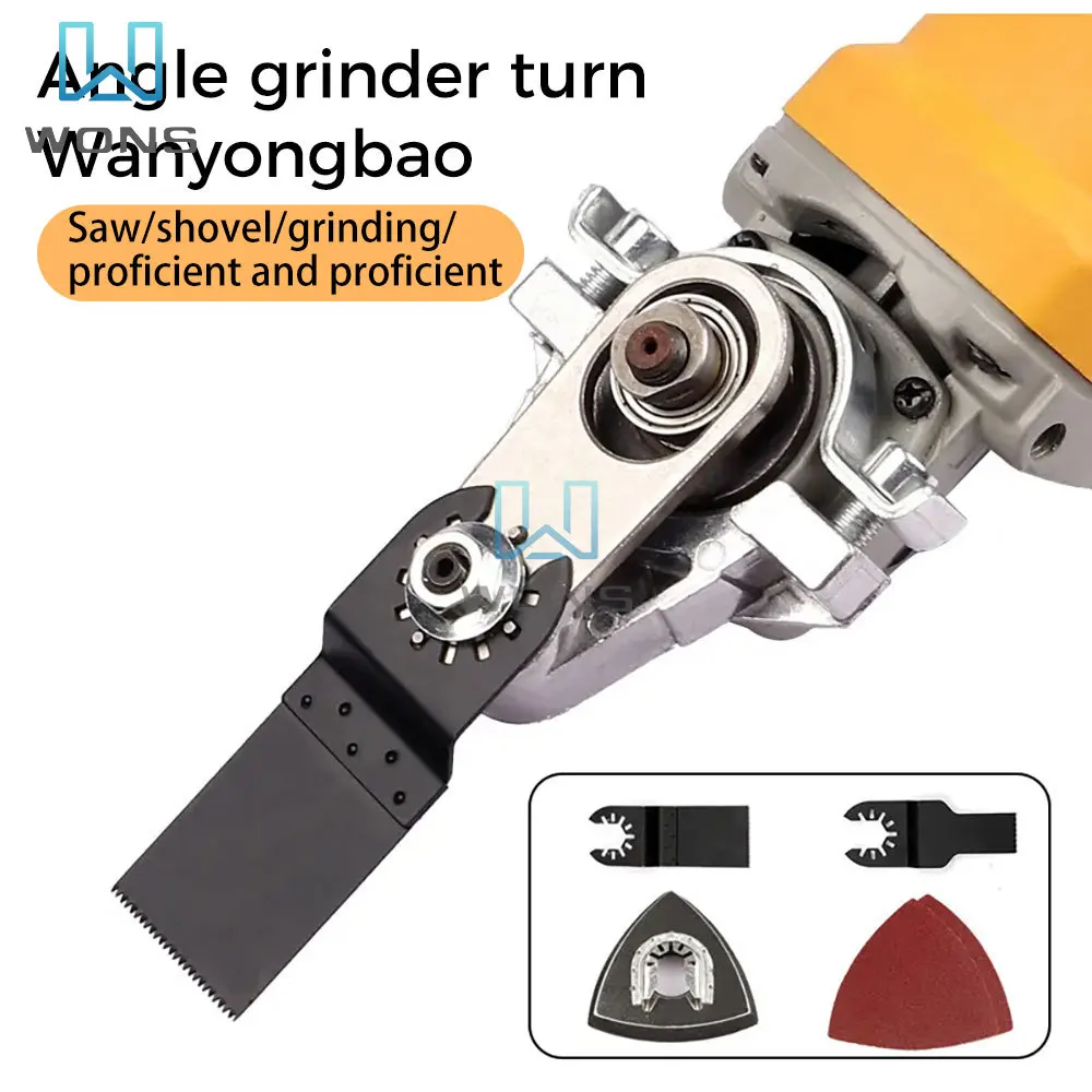 Imagem -02 - Conversor de Ângulo Moedor Cabeça Universal Carpintaria Universal Tesouro Gravura Adaptador Conversão Ferramentas Cinzel Carpintaria M14 10