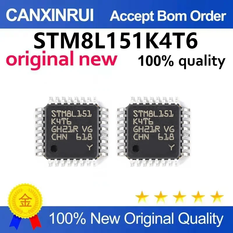 （5pcs-10pcs）Brand new original STM8L151F3U6TR silk screen L536 QFN20 8-bit microcontroller