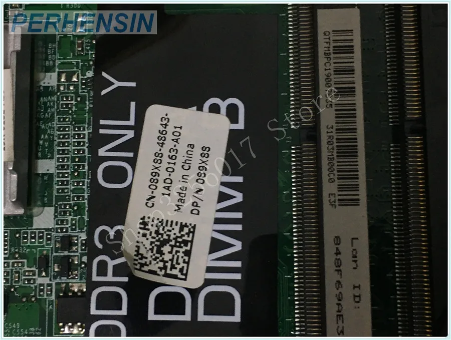 ل ديل ل Vostro 3750 اللوحة المحمول PGA989 DDR3 89X88 089X88 CN-089X88 DA0R03MB6E1