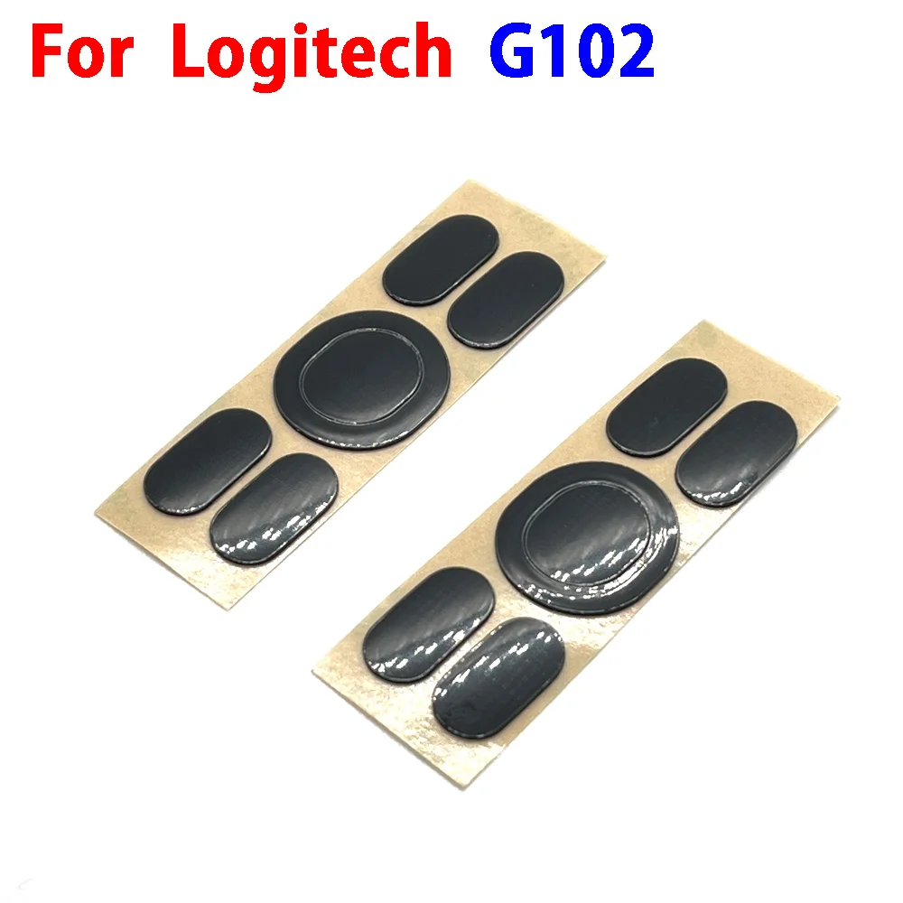 1 Conjuntos 0.6mm Patins De Pés De Rato De Substituição Mouse Adesivos Pads Para Logitech G102 Patins Para Rato Sem Fio