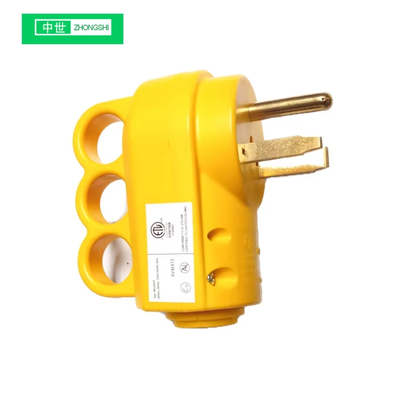 RM650HP NEMA 6 50P 6 30P  Replacement Plug 30A  50Amp 250 Volts 3 Pin Grounded Heavy Duty Power Cord Plug with Handle