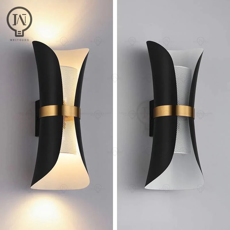 Small waist design, simple and modern wall lamp, bedroom bedside, living room background wall lamp, LED pendant light