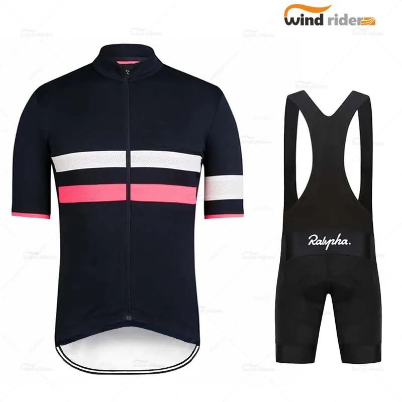 

Ralvpha-Short Sleeve Cycling Jersey Set for Men, MTB Cycling Clothing, Bike Uniform Suits, 2022 Summer