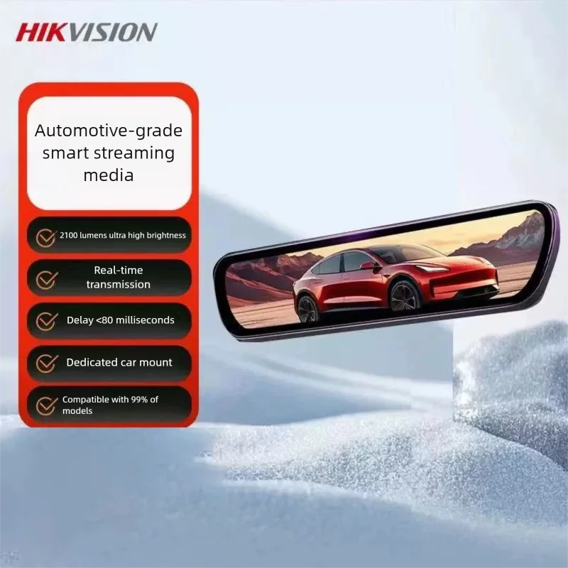 

Видеорегистратор Hikvision M3PRO с функцией потоковой передачи, зеркало заднего вида, сверхвысокое разрешение, ночное видение, IPS-экран с большим сенсорным управлением
