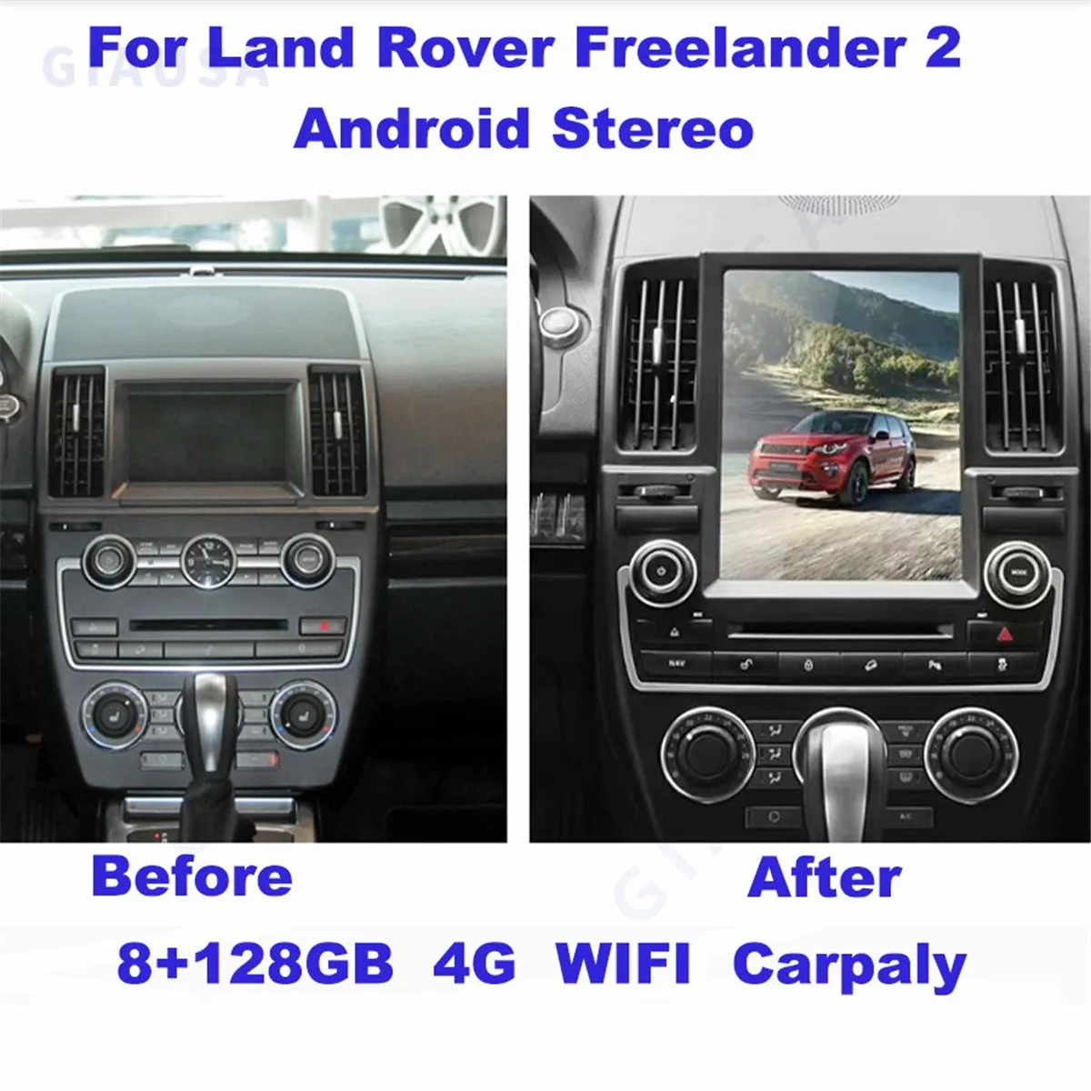 Android 13.0 9.7 inch 4G+64GB Car Multimedia Player For Land Rover Freelander 2 LR2 L359 2006-2015 GPS Navigation Radio Stereo