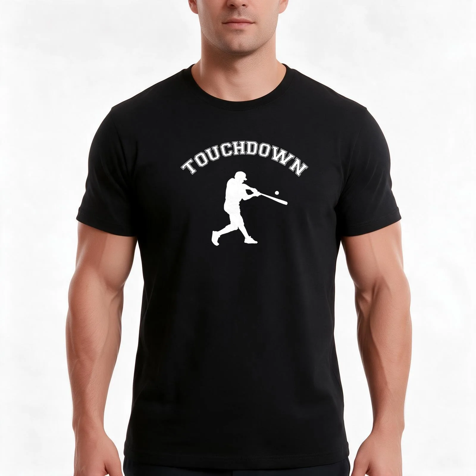 Touchdown Funny Baseball Football Shirt Fake Sports Fan Fantasy League Loser Shirt T-Shirt Summer Casual Cotton Tee