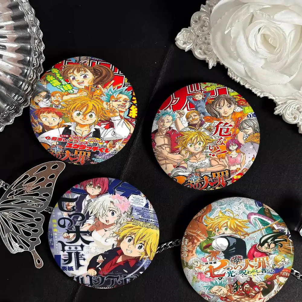 The Seven Deadly Sins Creative Tinplate Soft Button Pins Animal Icon Brooch Lapel Backpack Badge Accessories Pin