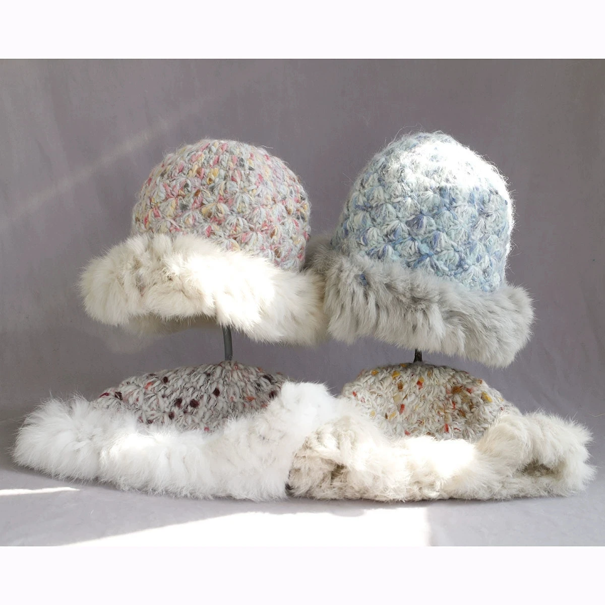 Thickened Warm Knitted Hat Plush Lion Wake up Winter Skiing New Style Knit Cap Women's Fashion Versatile Winter Hat