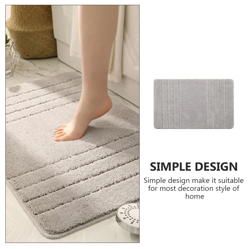 

Thick Wear-Resistant Floor Mat Non-Slip Backing High Absorption for Bathroom Entryway Living Room Decorative Indoor Home
