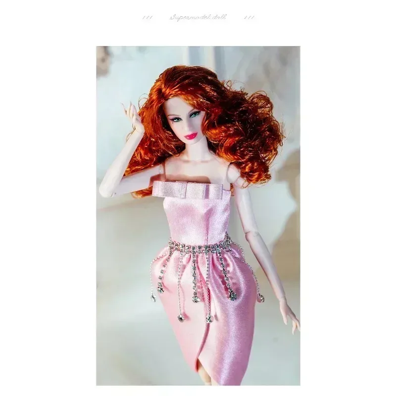 أنماط مصممة من إكسسوارات الألعاب المصنوعة يدويًا ملابس فساتين الهدايا لدمى BB Xianxian FR 1/6