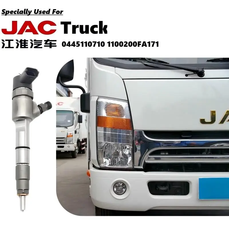 

Specially Used For JAC Truck Original Quality Diesel Fuel Injector 1100200FA171 0445110710 For JAC HFC4DA1-2C Engine Parts
