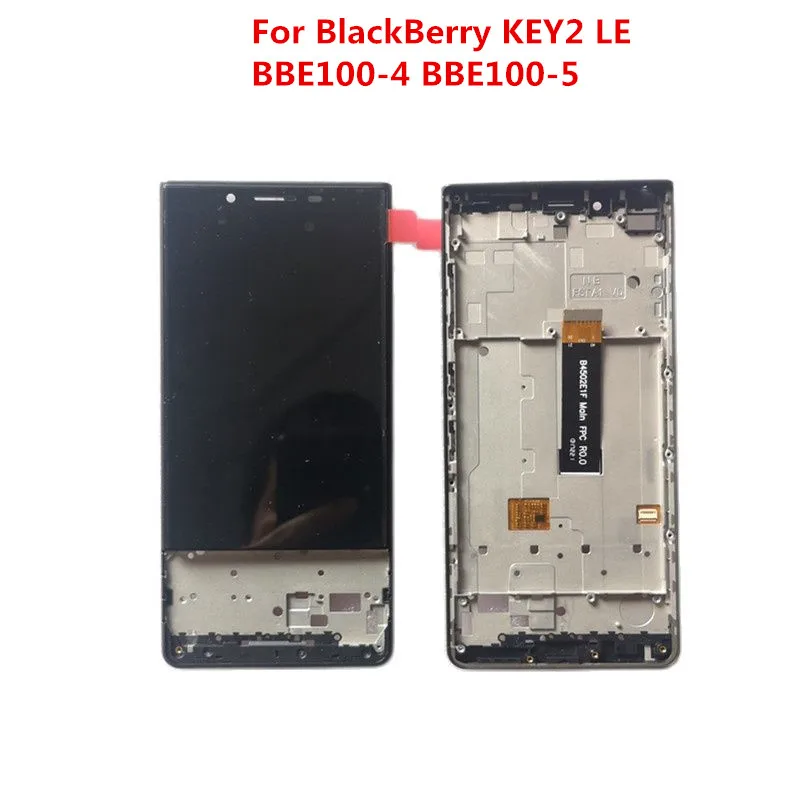 

100% Original For BlackBerry Key2 LE LCD Display and Touch Screen With Frame Replacement For BlackBerry KEY 2 LE BBE100-4/100-5