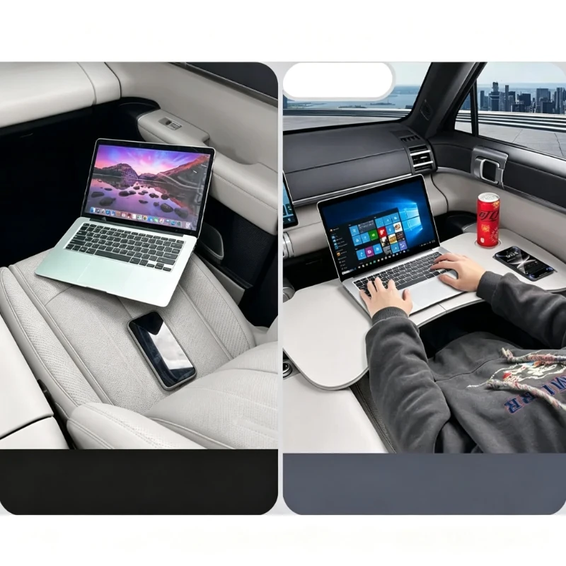 For BYD Ti7 Leopard Titanium 7 2025 2026 Car-mounted dining tray table with folding computer stand for camping Accessories