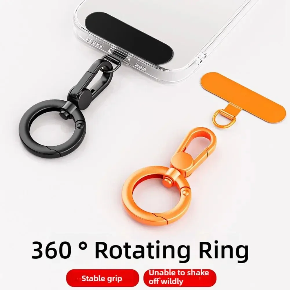 

New Universal Metal Phone Lanyard Gasket Patch Ultra Thin Mobile Phone Sling Rope Card Clip Strap Hang Cord Tab 1pcs