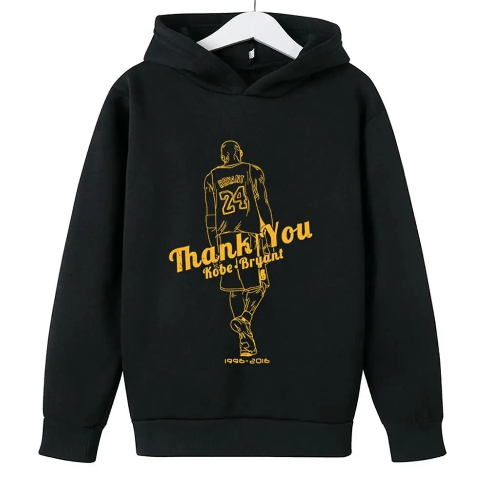 Kobe Bryant Hoodie Kids Sportwear Sweatshirts Children's Clothing Child Hooded Suit Clothes Girls Boys Tops Autumn Hoody