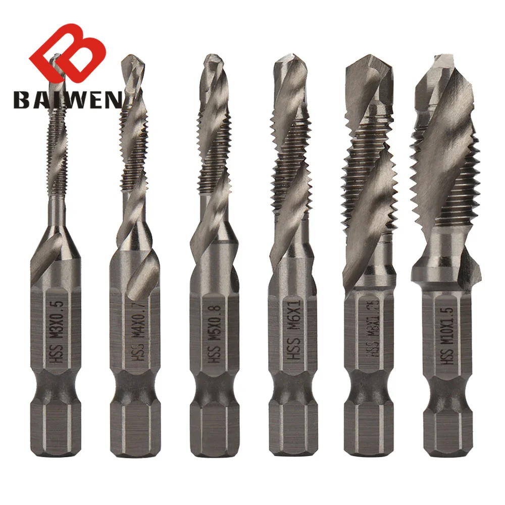 6mm HSS High Speed White Steel Twist Drill Bit For Rotary Tool Wood/Metal Hole Cutter Drill