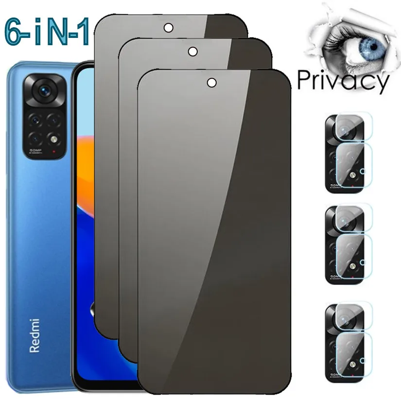 Note 12, Privacy Glass For Xiaomi Redmi Note 11 Tempered Glass Note 11S 12S Note11 Screen Protector Redmi Note 11 Pro Plus 5g