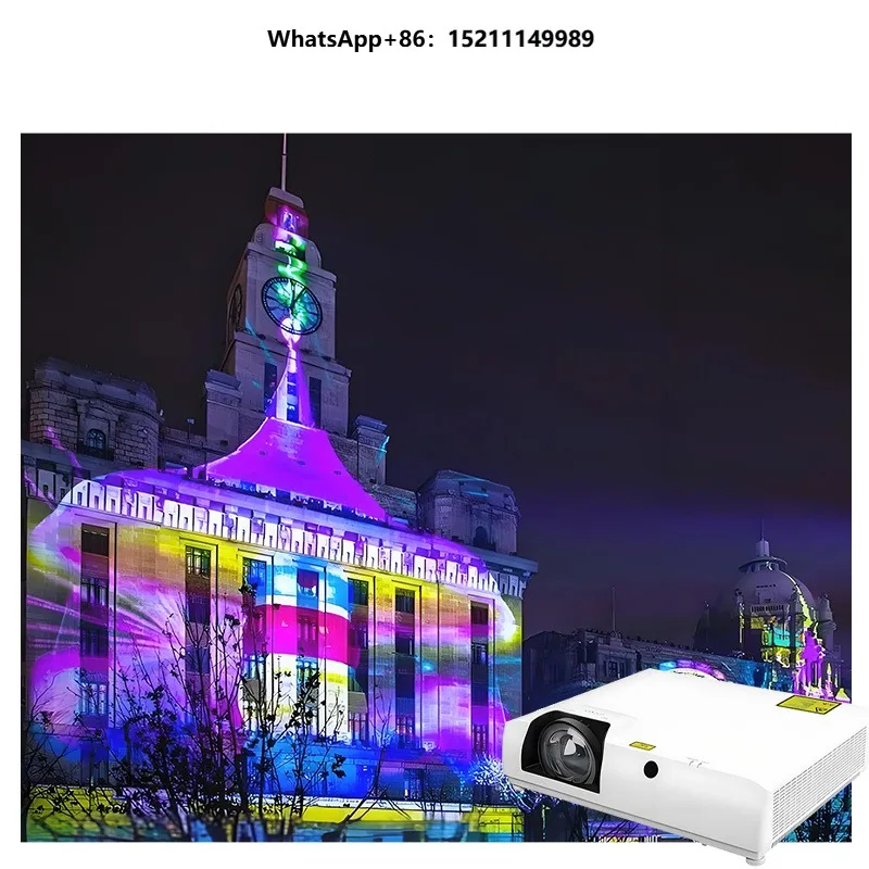Outdoor 3D Projection Mapping Metal Video Screen Wall Decorate Building House Interactive Projector Immersive Experience