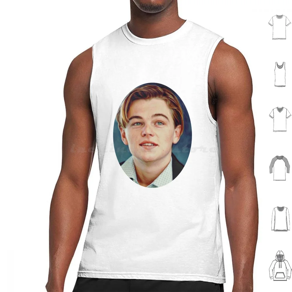 Young Leo Tank Tops Vest Sleeveless Leo 90S 1990S Meme Young Young Leo Leo Dicaprio Leonardo Dicaprio