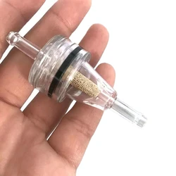 6mm Small Plastic Universal Motorcycle Gas Petrol Fuel Oil Filter 1/4