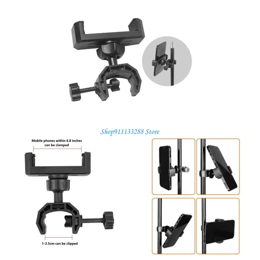

G88D Portable Smartphones Music Live Show Holder Phone Holder 360 Degree Rotating Universal Supporting Stand Bracket