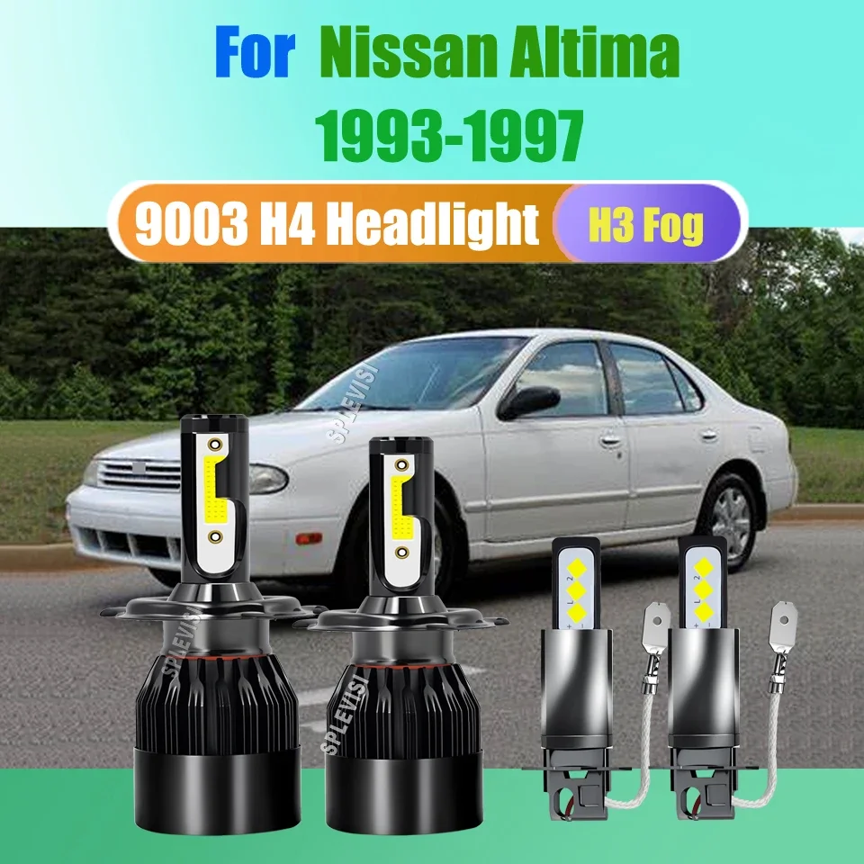 H4 453 Led Headlight Fog Light -Experience Superior Illumination For Nissan Altima 1993 1994 1995 1996 1997 Maxima 2000 2001