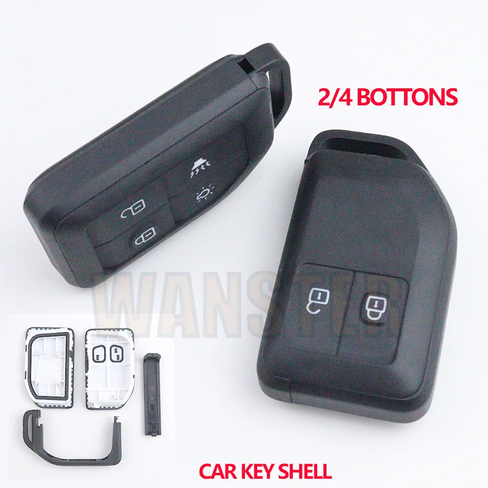 2 4 Bottons Car Key Housing Auto Key Fob Case Shell for Volvo CARGO 555 FH16 FM Heavy Truck Key