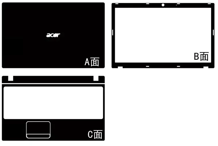 Предварительно обрезанная Обложка-наклейка для Acer Aspire 5750, 5750G, 5560G, фотосессия, искусственная фотография, телефон