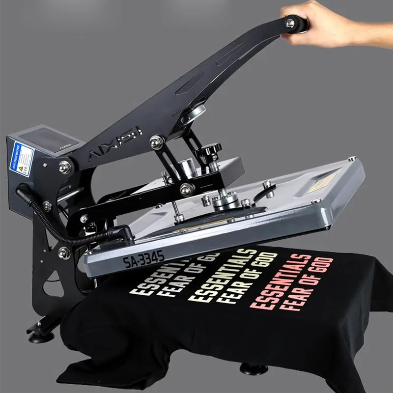 Semi-Automatic Hot Stamping Machine Heat Press Transfer Machine T-Shirt Hot Stamping Printer for Clothes Digital Ironing Tool