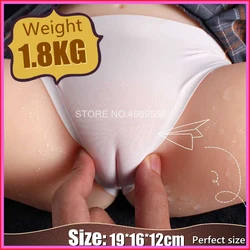 3D Pussy Sex for Men Masturbator Realistic Ass Artificial Vagina And Anal Lifelike Double Hole Adult Sex Toy Sex Product Shop