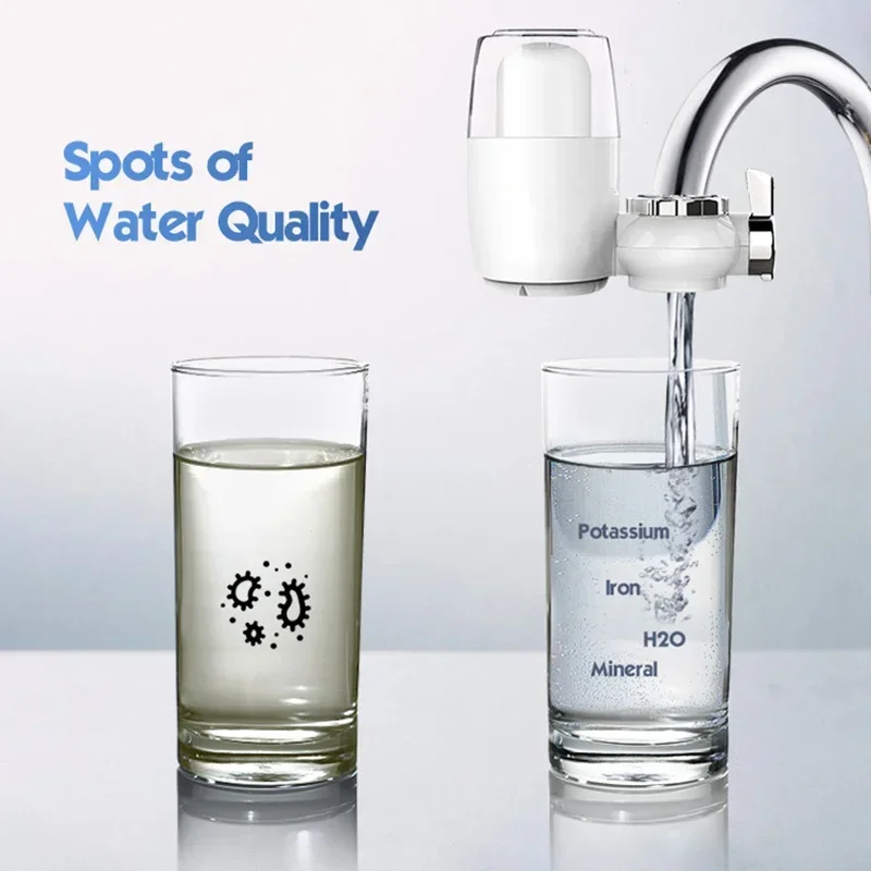 

Household faucet washable filter element ceramic filter element water purifier faucet 5-layer filter water purifier