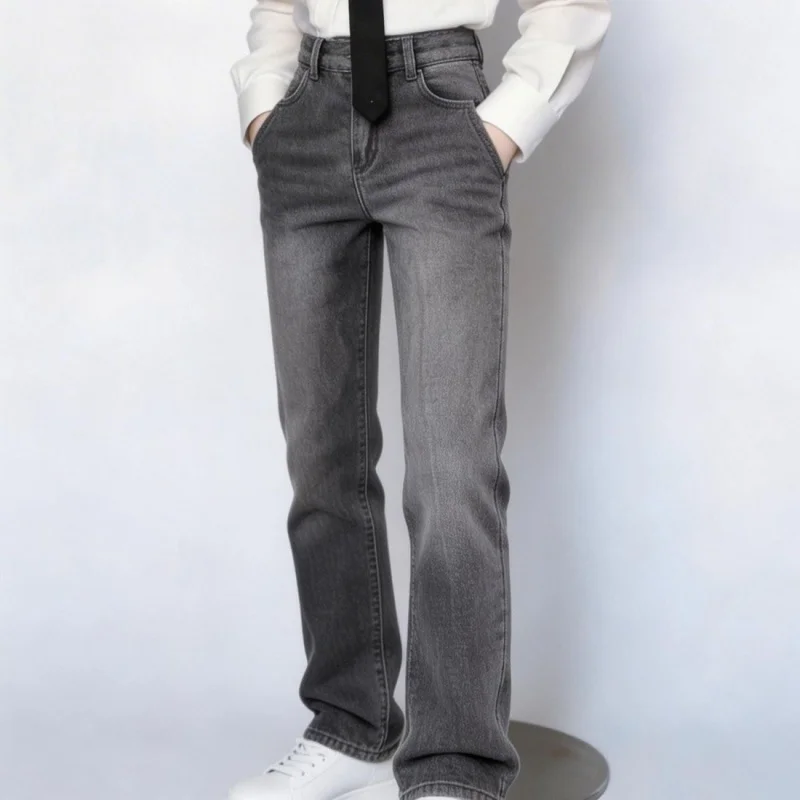 

Брюки для кукол BJD - подходят для кукол размера 1/4 (70-77 см), прямые джинсовые брюки с эффектом потертости, винтажный стиль, аксессуары для кукол.