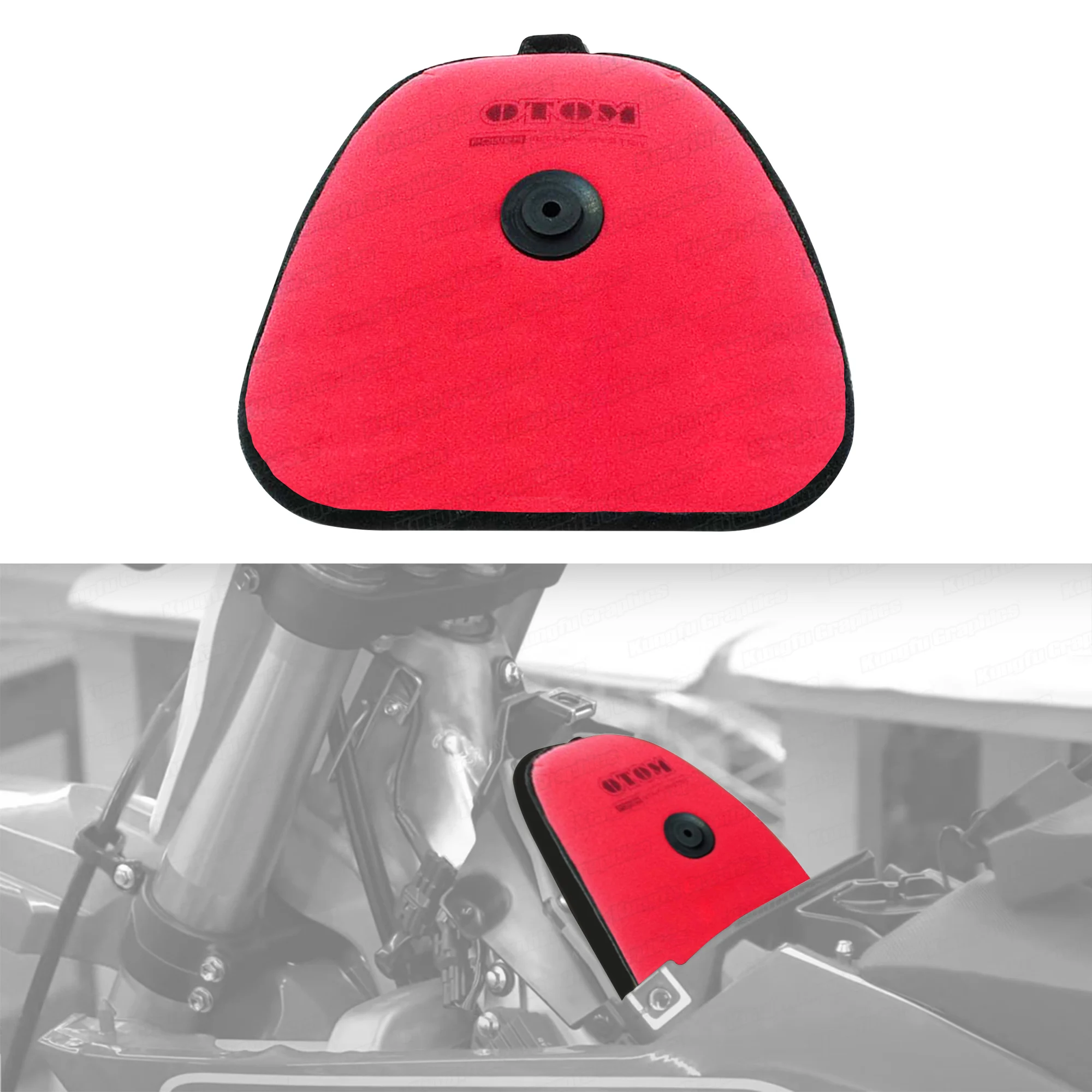 

JY Racing Motorcycle Dirt Bike Foam Pad Foam Air Filter for Yamaha YZ250F YZF250 YZ450F YZF450 WR250F WR450F Red, NO.1SL-14451