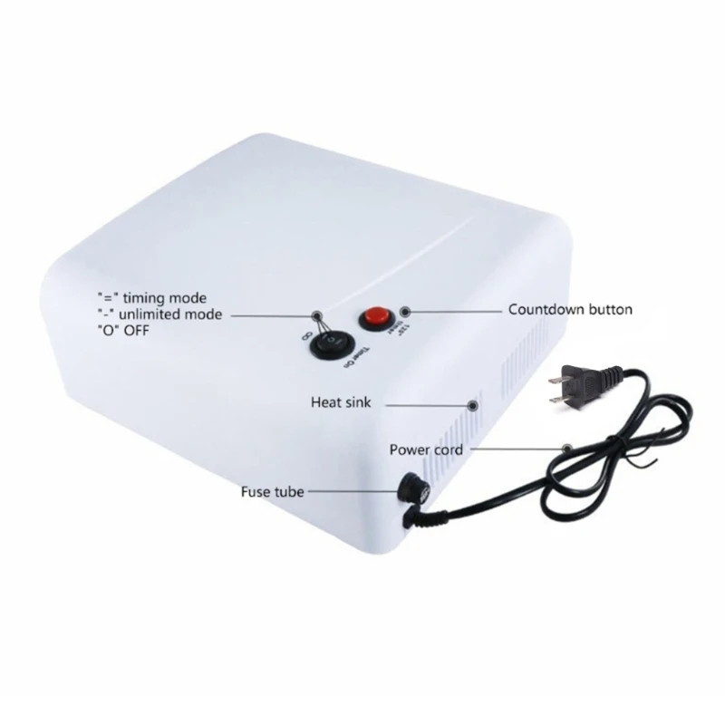 4x9W UV Curing Lamp High-Intensity 6S Fast Ultra-violet Resin Curing Dropship