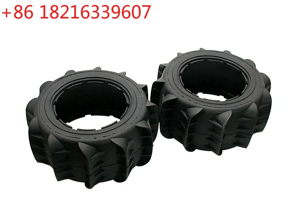 TAOSame Rear Front Sand Paddle Wheel Tire Skin 195*90mm for 1/5 Hpi Rofun Rovan Km Baja 5b 5t 5sc Kraton 8s Losi DBXL-E 2.0 Rc P