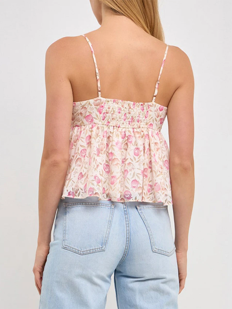 

Женская шикарная блузка в стиле бохо с открытыми плечами и рюшами на рукавах с цветочным принтом, летняя повседневная свободная туника, топы, рубашка