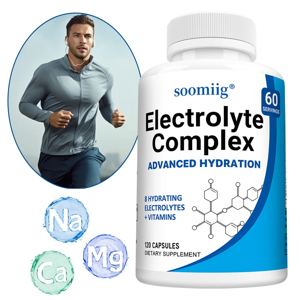 

Электролитные капсулы — способствуют балансу электролитов, повышают энергию, выносливость, снимают мышечные судороги, без глютена, без ГМО