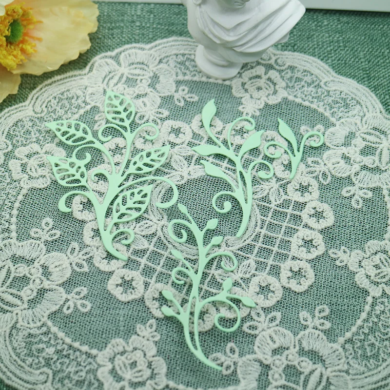 Leaf 4 Cutting Dies Scrapbooking Embossing Papercutting Greeting Cards Knife Mold Punch Stencil  Decorative Crafts