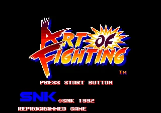 Art Of Fighting 16bit MD Game Card For Sega Mega Drive For Genesis System