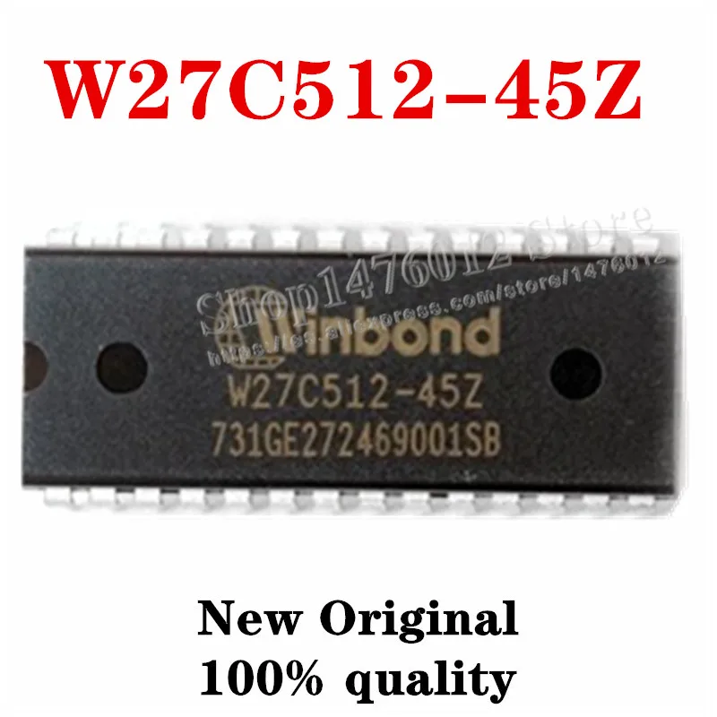 1PCS New Original W27C512 W27C512-45Z W27C512-45 27C512 DIP-28 In Stock