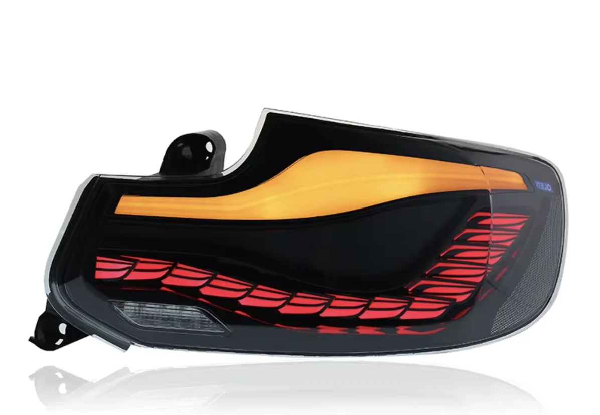 لسيارة BMW 2 Series F22 مجموعة الضوء الخلفي لتعديل المصباح الأمامي بمقياس التنين LED وأضواء إشارة الانعطاف. #5