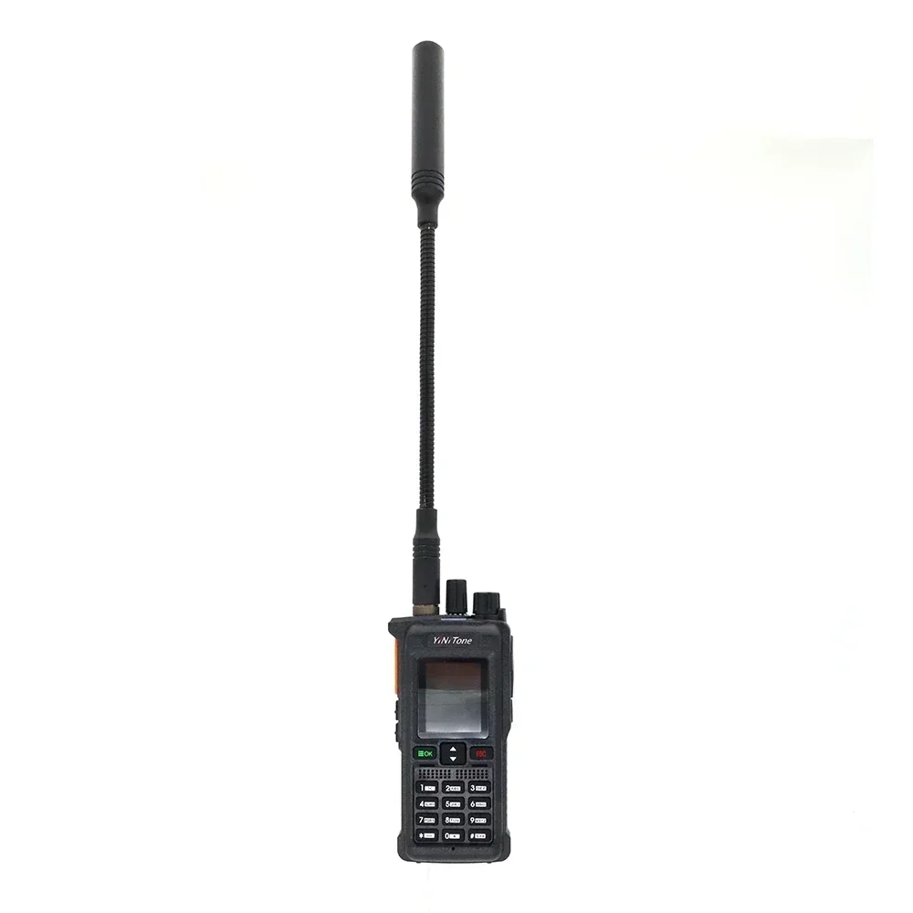 AT-33 33cm SMA-tubo de ganso hembra plegable UHF VHF antena para Baofeng UV-5R UV-82 BF-888s accesorios de Walkie Talkie