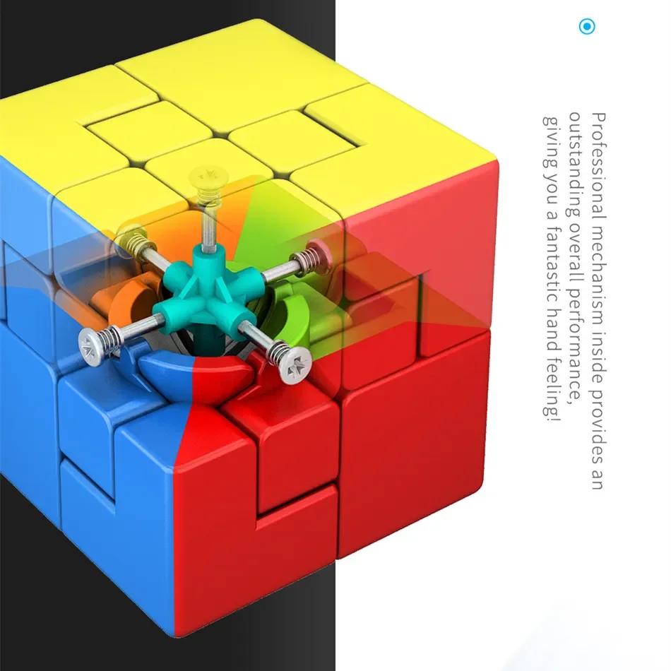 Lalka kostka MoYu 2x2 3x3 zabandażowana magiczna kostka Meilong 2x2 3x3x3 Cubo Magico Mixup Speed kostka łamigłówka wyzwanie zabawki dla dzieci